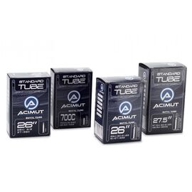 Камера велосипедная ACIMUT, 27.5X1,90/2,125, SV (тонкий), 48мм в упаковке, ZXX22713, изображение  - НаВелосипеде.рф