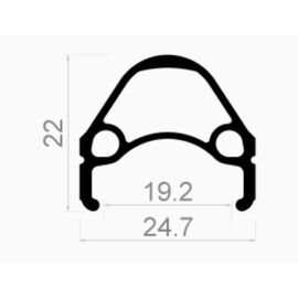Обод Rodi 26" 559X19 FREEWAY, 36H, черный, 3019M36PH0, изображение  - НаВелосипеде.рф