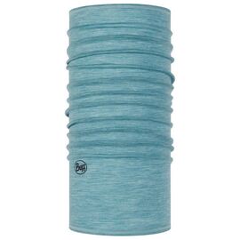Бандана Buff Lightweight Merino Wool Solid Pool, 24.5x70 см, голубой, 2023, 132280.722.10.00, изображение  - НаВелосипеде.рф