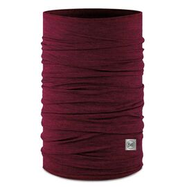 Бандана Buff Lightweight Merino Wool Solid Garnet, бордовый, 2023, 132280.653.10.00, изображение  - НаВелосипеде.рф