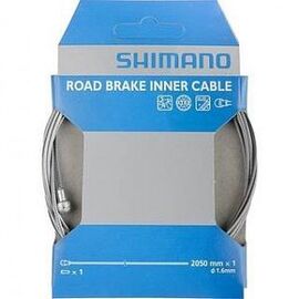 Трос тормоза велосипедный SHIMANO, MTB, 1.6 X 2050 мм, нержавеющий, 1 штука, Y80098551, изображение  - НаВелосипеде.рф
