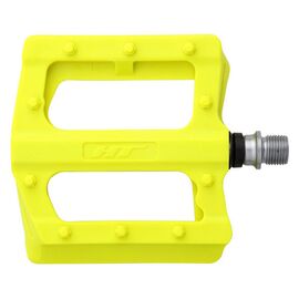 Педали велосипедные HT PA12 Neon Yellow, неоновый желтый, PA12XX0902H1X0, изображение  - НаВелосипеде.рф