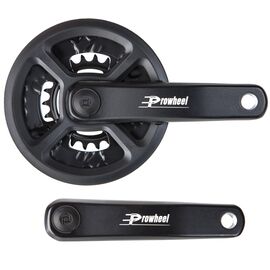 Система шатунов велосипедная Prowheel TM-CY01, 36/22Т, 152 мм, 36-22T, BLACK FINISH w/PROWHEEL LOGO, Х99102, изображение  - НаВелосипеде.рф