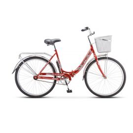 Складной велосипед Stels Pilot 810 Z010 26" 2021, Вариант УТ-00300129: Рама: 19" (Рост: 172-180 см), Цвет: Красный , изображение  - НаВелосипеде.рф