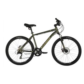 Горный велосипед Stinger Caiman D 27.5" 2021, 27SHD.CAIMAND.18GN1, Вариант УТ-00300242: Рама: 16" (Рост: 165-175 см), Цвет: Зеленый , изображение  - НаВелосипеде.рф