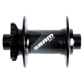 Втулка велосипедная SRAM MTH 716, передняя, 100x15 мм, под диск на 6 болтов, 32Н, чёрный, 00.2018.005.000, изображение  - НаВелосипеде.рф