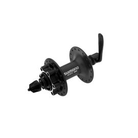 Втулка велосипедная SHIMANO HB-M475, передняя, 100xQR, под диск 6 болтов, 36Н, чёрный, EHBM475AL5 BOX 1524, изображение  - НаВелосипеде.рф