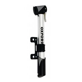 Велонасос Oxford Airflow Strike Alloy Mini Pump, серебристый, PU883, изображение  - НаВелосипеде.рф