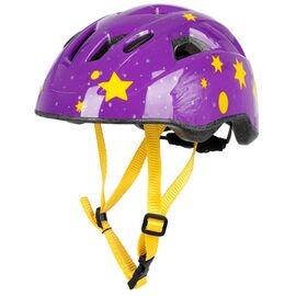 Велошлем Oxford Stars Junior Helmet, детский, желтый/фиолетовый, 2023, STARSL, изображение  - НаВелосипеде.рф