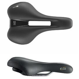 Седло велосипедное SELLE ROYAL, Ellipse Комфорт Relaxed, 251х224мм, 638гр, черное, 02-300258, изображение  - НаВелосипеде.рф