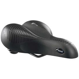Седло велосипедное SELLE ROYAL, Avenue Фитнес Moderate Man, мужское, 258х183мм, 630гр, черное, 02-300327, изображение  - НаВелосипеде.рф