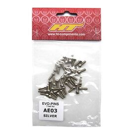 Шипы к велопедалям HT Aluminium Pins AE03/ME03, серебристый, 1363HT100059, изображение  - НаВелосипеде.рф