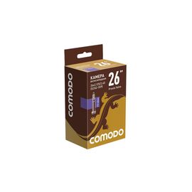 Велокамера COMODO, 26 x 2.125/2.40 (52/62-559), FV 48 мм, бутиловая, TBCM262125FV48BT, изображение  - НаВелосипеде.рф