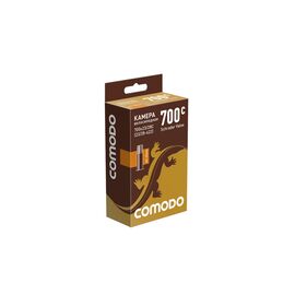 Велокамера COMODO, 700 x 23/28C (23/28 - 622), AV 40мм, бутиловая, TBCM70023AV40BT, изображение  - НаВелосипеде.рф