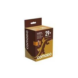Велокамера COMODO, PLUS SIZE 29(+)x 2.50/3.00 (64/76 - 622), AV 40мм бутиловая, TBCM29250AV40BT, изображение  - НаВелосипеде.рф