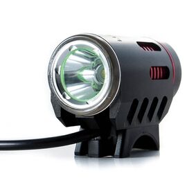 Фонарь велосипедный Lumen 300, передний, 1800 lumen\1200 lumen, Cree XM-L2, черно-красный, EBLM300, изображение  - НаВелосипеде.рф
