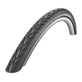 Велопокрышка Schwalbe Road Cruiser Green Compound Whitewall Clincher, 700x35 (37-622), черный, CG-33205, изображение  - НаВелосипеде.рф
