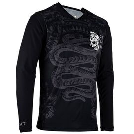 Велоджерси Leatt MTB Gravity 3.0 Jersey, черный, 2023, 5023036102, изображение  - НаВелосипеде.рф