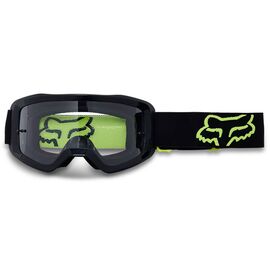 Веломаска Fox Main Stray Goggle, прозрачная линза, черный/желтый, 25834-019-OS, изображение  - НаВелосипеде.рф