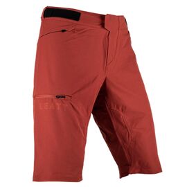 Велошорты Leatt MTB Trail 1.0 Short, Lava, 2023, 5023039254, изображение  - НаВелосипеде.рф