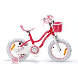 Детский велосипед Royal Baby Star Girl RB16G-1 16" 2018, Вариант УТ-00300780: Возраст: 5-8 лет (Рост: 110-130 см), Цвет: розовый, изображение  - НаВелосипеде.рф