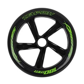 Колесо для самоката Tempish PU, 87A, 180x30 mm, зеленый/черный, 2023, 105100021, изображение  - НаВелосипеде.рф
