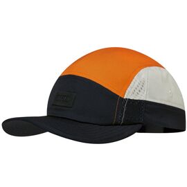Велокепка Buff 5 Panel Go Cap Domus Navy, оранжевый/черный, 2023, 125314.787.20.00, Вариант УТ-00338841: Размер L/XL, изображение  - НаВелосипеде.рф