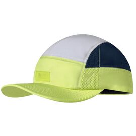 Велокепка Buff 5 Panel Go Cap Domus Lime. зеленый/серый, 2023, 125314.801.20.00, изображение  - НаВелосипеде.рф