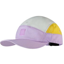 Велокепка Buff 5 Panel Go Cap Domus Lilac, желтый/розовый, 2023, 125314.525.30.00, Вариант УТ-00338843: Размер L/XL, изображение  - НаВелосипеде.рф