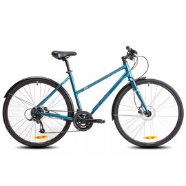 Городской велосипед Merida Crossway Urban 50 Lady, 2023, RU39566, Вариант УТ-00339462: Рама: M(51cm); GlossyBlack/MattSilver, изображение  - НаВелосипеде.рф