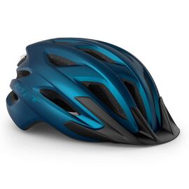 Велошлем Met Crossover, Metallic Blue,  2024 , 3HM149CE00XLBL1, Вариант УТ-00339742: Размер OS, изображение  - НаВелосипеде.рф