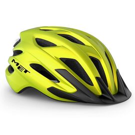 Велошлем Met Crossover, Metallic Lime Yellow, 2024, 3HM149CE00UNGI1, Вариант УТ-00339743: Размер OS, изображение  - НаВелосипеде.рф