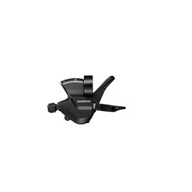 Шифтер Shimano Altus, левый, 2 скорости, индикатор, трос 1800мм, черный, без упаковки, ASLM3152LB, изображение  - НаВелосипеде.рф
