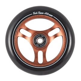 Колесо для самоката Tech Team X-Treme Triangle, 100*24 мм, коричневый, TT-067479, изображение  - НаВелосипеде.рф