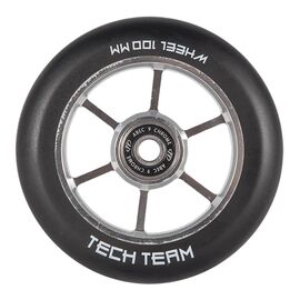 Колесо для самоката Tech Team X-Treme Triangle, 100*24 мм, серый, TT-067486, изображение  - НаВелосипеде.рф