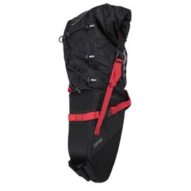 Сумка велосипедная Zefal Z Adventure R17 Saddle Bag, подседельная, объем от 8 до 17L, красный/черный, 2023, 7002, изображение  - НаВелосипеде.рф