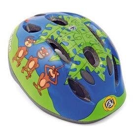 Шлем AUTHOR ULTIMA MONKEY детский/подростковый 111 BLU INMOLD (48-54см) сине-зеленый 8-9090100 , изображение  - НаВелосипеде.рф