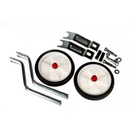 Приставные колеса Vinca Sport, сталь, пластик, белый, HRS 01, изображение  - НаВелосипеде.рф