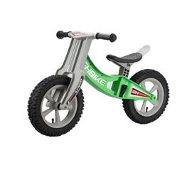 Беговел GHBIKE, прочная пластиковая рама, 12" колеса, зеленый, 6-160528, изображение  - НаВелосипеде.рф