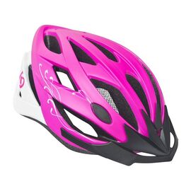 Велошлем женский KELLYS DIVA, матовый розово/белый, Helmet DIVA, Вариант УТ-00017140: Размер: S/M (56-58 cm), изображение  - НаВелосипеде.рф