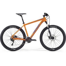 Горный велосипед Merida Big.Seven 600 2016, Вариант УТ-00037274: Рама: 16" (Рост: 150 - 165	см), Цвет: оранжевый, изображение  - НаВелосипеде.рф