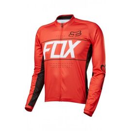 Велофутболка Fox Ascent LS Jersey, красная, 17059-003-L, Вариант УТ-00042542: Размер L (17059-003-L), изображение  - НаВелосипеде.рф