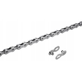 Цепь велосипедная Shimano Deore XT, M8100, 11/12 скоростей, 126 звеньев, замок цепи, серебристая, KCNM8100126Q, изображение  - НаВелосипеде.рф