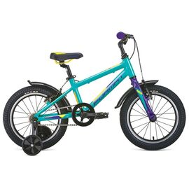 Детский велосипед FORMAT Kids, 16", бирюзовый матовый, 2020-2021, VX23141, изображение  - НаВелосипеде.рф