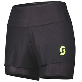 Велошорты гибридные SCOTT RC Run Kinetech, женские, black/yellow, ES280265-1040, Вариант УТ-00342573: Размер: M, Цвет: black/yellow, изображение  - НаВелосипеде.рф