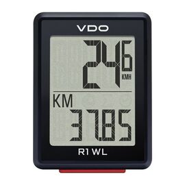 Велокомпьютер VDO R1 WL, 5 функций, беспроводной (Германия), 4-64015, изображение  - НаВелосипеде.рф