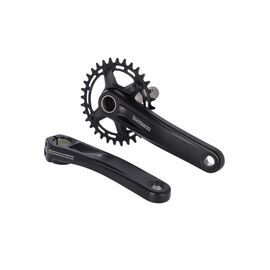 Система велосипедная SHIMANO, MT510-1, 12 скоростей, 175 мм, интегрированный вал, 30Т, без каретки, черный, 2-720283, изображение  - НаВелосипеде.рф