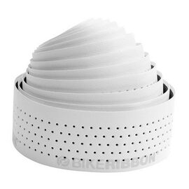 Обмотка руля BIKE RIBBON, 180см х 3см, перфорированная белая, NAS/EOLOWH01, изображение  - НаВелосипеде.рф