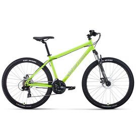 Горный велосипед FORWARD SPORTING 27,5 2.0 D, 27,5", 8 скоростей, 2023, VX23369, Вариант УТ-00343650: Рама: 17" (156-170 см), Цвет: темно-серый/черный, изображение  - НаВелосипеде.рф