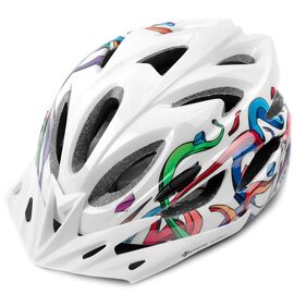 Велошлем Vinca Sport "Cool", взрослый, IN-MOLD, белый, VSH 25 "Cool" White, Вариант УТ-00343735: Размер: L (58-62 см), изображение  - НаВелосипеде.рф